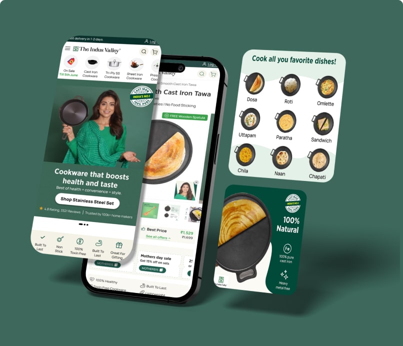 The Indus Valley Shopify Plus, UX/UI, Platform optimisation Project