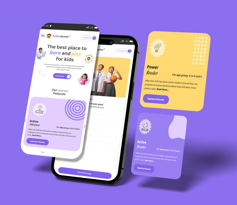 PrithuReader Platform redesign + Laravel development Project